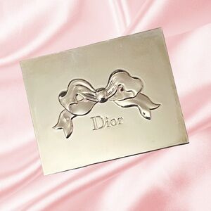 cutie pie silver dior bow pocket mirror!